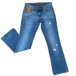 VINTAGE OLD NAVY Y2K SPECIAL EDITION LOW RISE FLARE JEANS SIZE 4